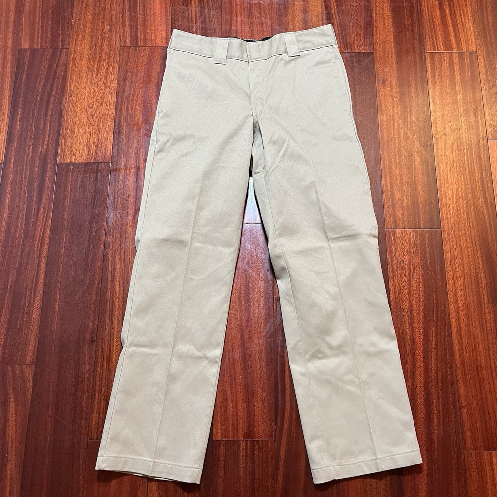 Dickies Pants Mens 32x30 31x29 Tan 874 Flex Straight Leg Workwear Casual Preppy